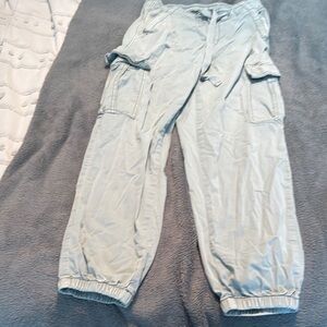 Light Gray American Eagle Cargo Pants